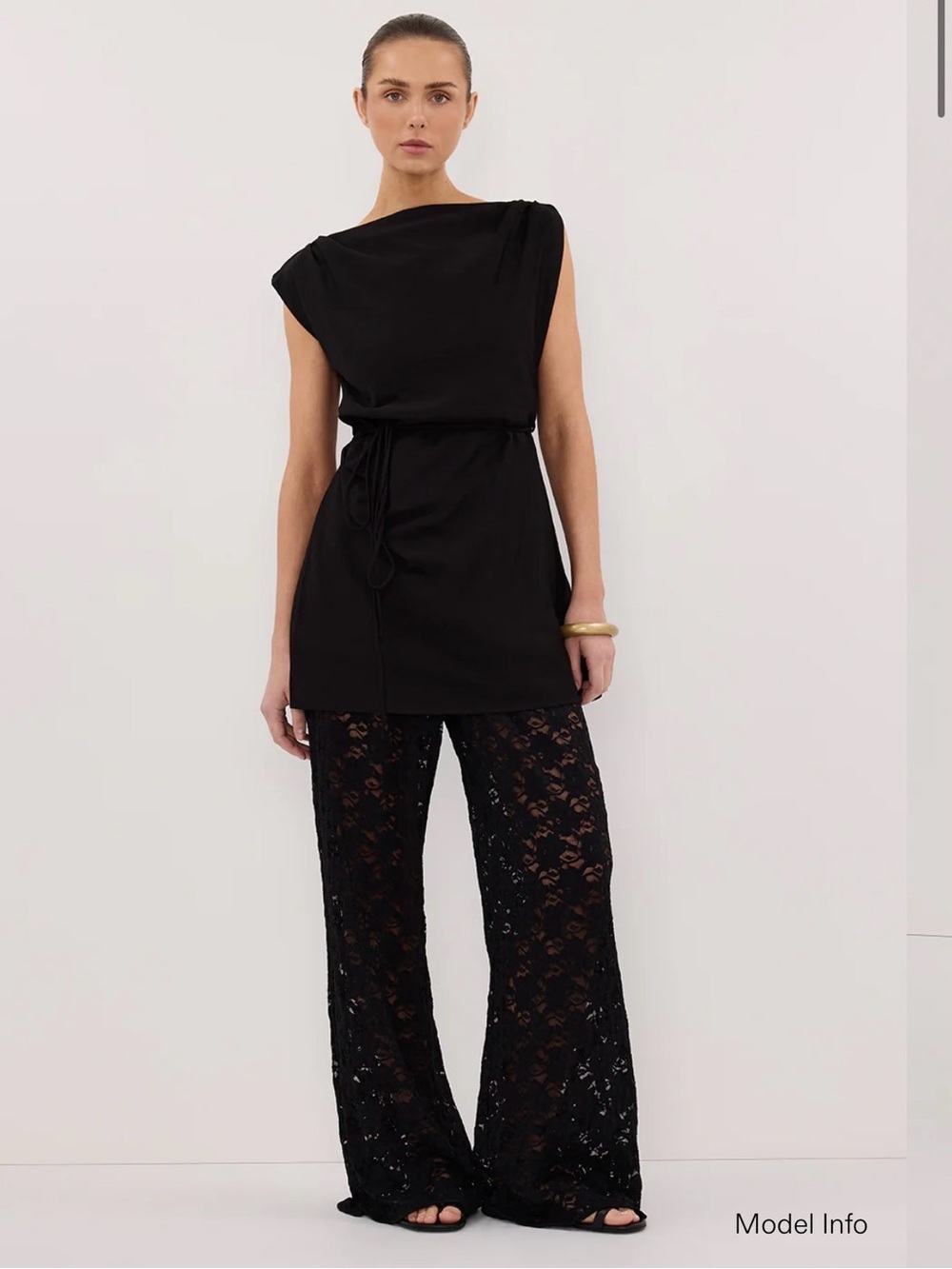 Dissh Loula Black Lace Pant